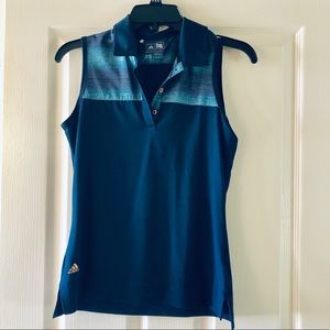 Adidas sleeveless golf shirt